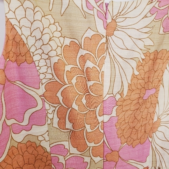 Eliza J retro floral Print Feminine fit and flare dress size 6 Excellent Condi - Picture 6 of 9